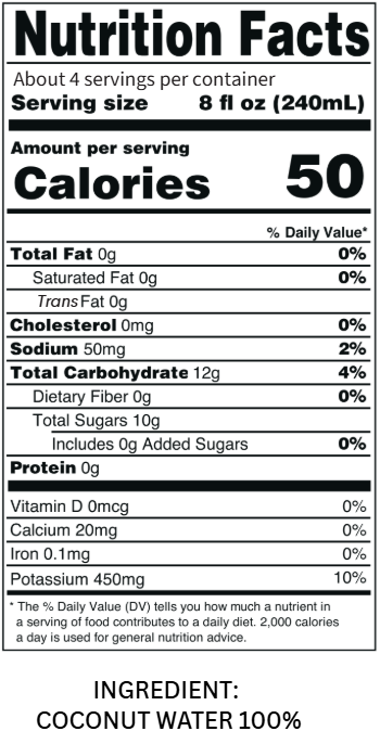 π₯ COMING SOON π₯100% Pure Coconut Water from Thailand, 33.8 fl oz